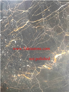 Golden Black Marble Slabs & Tiles, Iran Black Marble Flooring Tiles, Walling Tiles