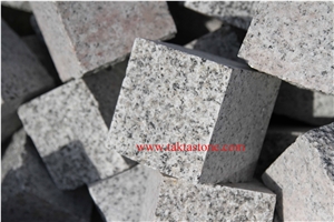 Grey Granite Cobble Stone, Kerbstone, Pavers Iran