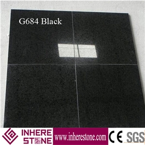 G684 Black Basalt Slabs & Tiles, China Black Stone