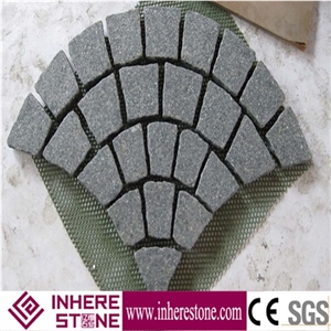 High Quality Green Porphyry Cube Stone & Pavers, Paving Sets, Courtyard Road Pavers