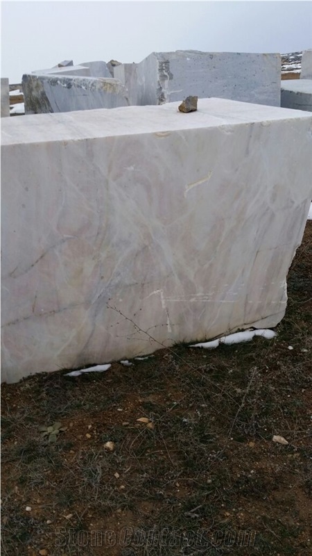 Turkey Bianco Seta Marble Block