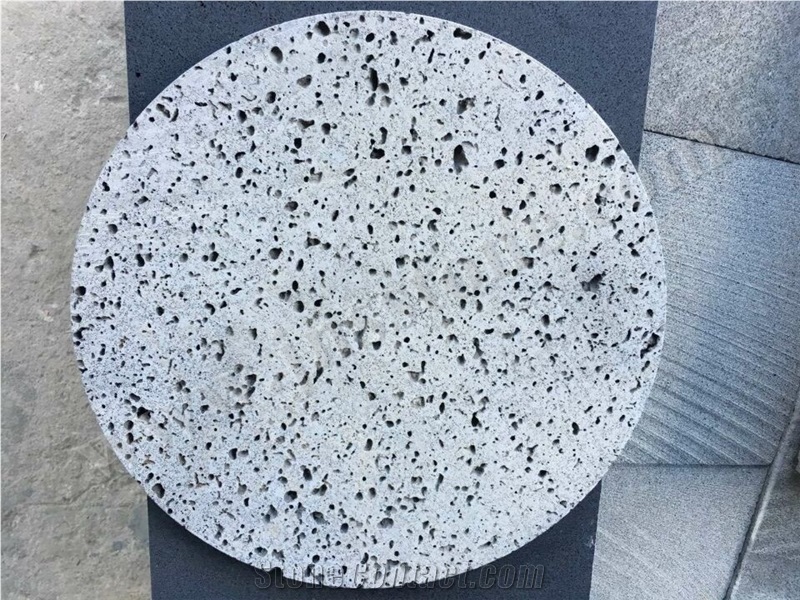 Lava Stone Tiles & Slabs / Hainan Basalt Moon Surface / Basalt with Big Holes for Walling,Flooring ,Pavement