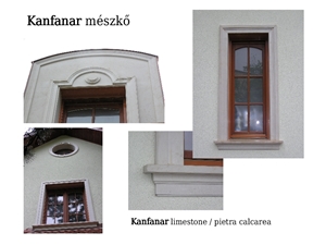 Kanfanar Limestone Window Frames, Beige Limestone Window Sills