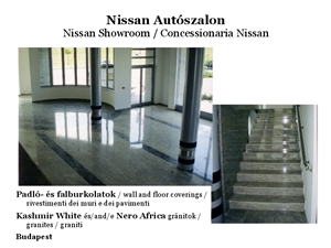 Kashmir White Granite and Nero Africa Granite Flooring, Black Granite Flooring