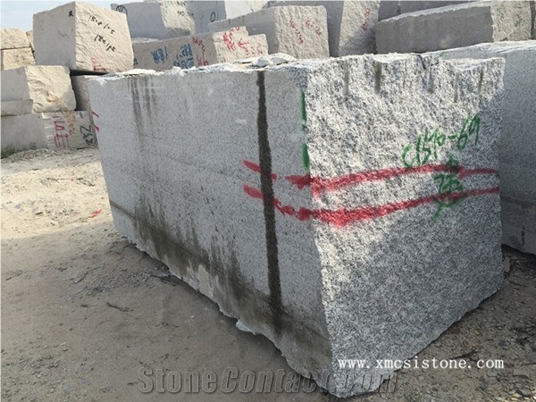 Blocks Stock -G655 Granite Tongan White Granite Blocks/China White Granite Blocks