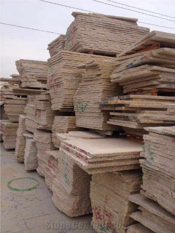 Blocks Stock-G682 Granite China Sunset Rust Granite Slabs & Tiles for Walling & Flooring