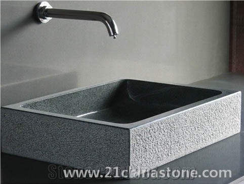 Csi-G654 Granite Impala Black Granite Sinks & Bathroom Basins