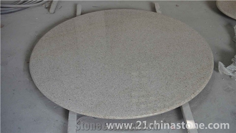Csi-G682 Rustic Granite Kitchen Tops/Worktops/China Sunset Giallo Granite Round Kitchen Tops-02