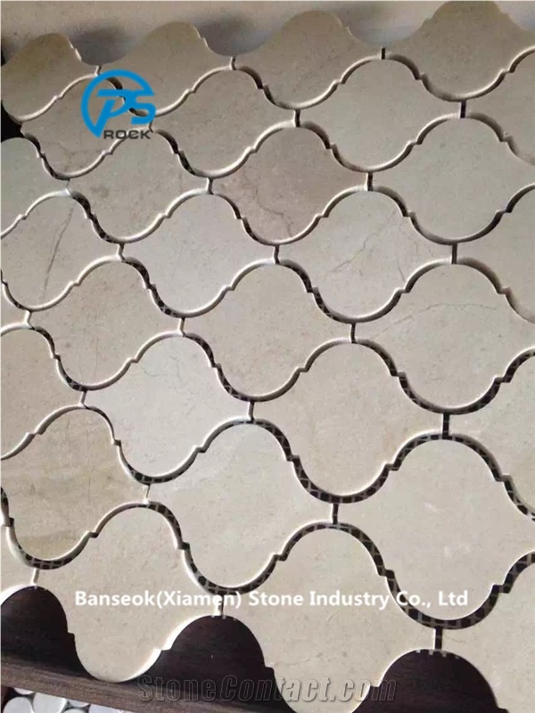 Beige Marble Mosaic, Mosaic Floor Tiles