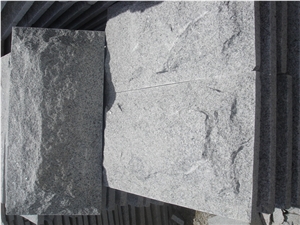 China Cheap Grey Granite Mushroom Stone, Grey Mushroom Stone for Wall Cladding