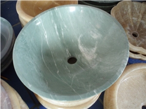 China Green Marble Sinks