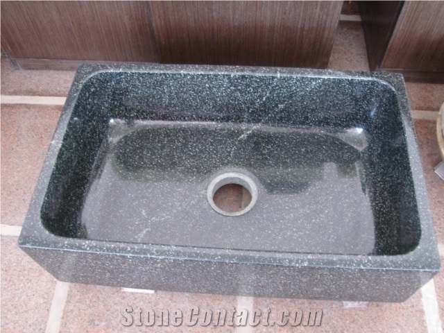 Granite Sinks, Black Color Granite Sinks