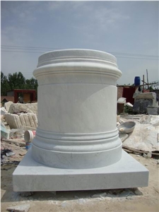 Hunan White Marble Column