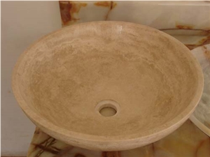 Marble Sinks, Beige Color Sinks