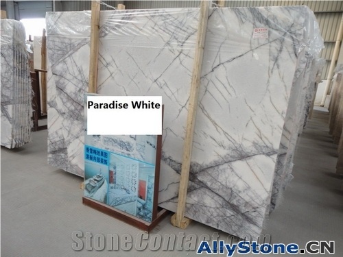 Paradise White Marble Slabs & Tiles