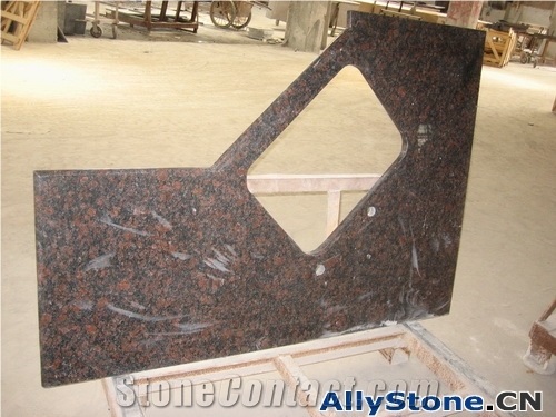 Prefabricated Countertops,Coustomize Countertops,Custom Countertops,Prefbricated Kitchen Countertop Projects, Baltic Brown Granite Kitchen Countertops