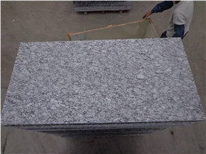 Spray White Granite Slabs & Tiles /Surf Whtie/Wave White/Sea Flower Granite Flamed Tiles, China Sea Wave Granite Flamed Slabs & Tiles