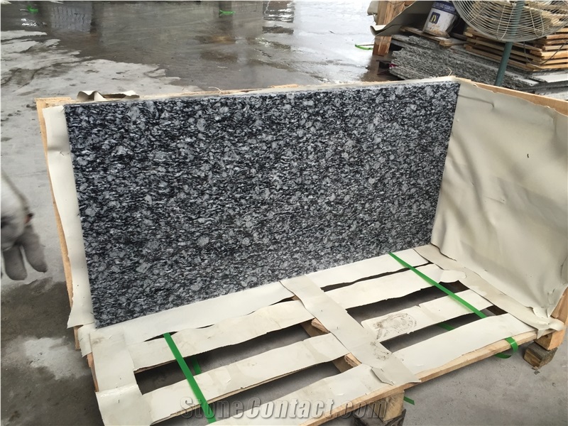 Spray White Granite Tile & Slab/Sea Flower/Wave White Granite Polished Cut to Size Tiles/Covering/Flooring