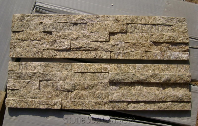 Tiger Yellow Natural Culture Stone ;Yellow Color Culture Stone