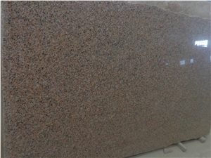 Xiamen China Chinese Sanbao Red Granite Slab Tile Paver Cover Flooring Polished Honed Flamed Cross or Vein Cut Patterns