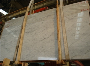 Carrara White Marble Tiles & Slabs, Marble Floor Covering Tiles, Marble Skirting