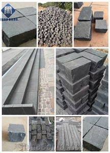 China G648 Black Granite Cube Stone,Walkway Pavers,Courtyard Road Pavers
