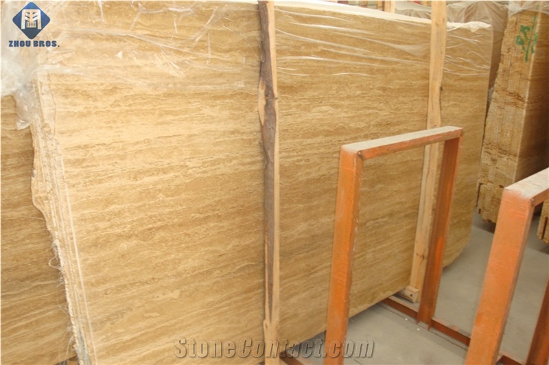 Crema Travertine Tiles /Slabs ,Travertine Floor Tiles , Travertine Wall Covering