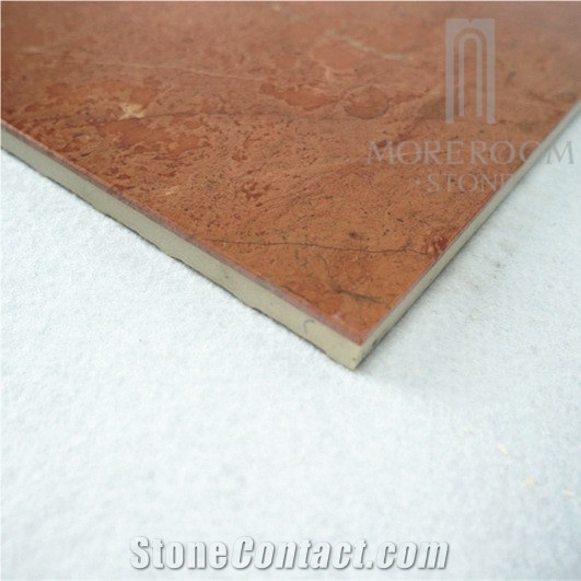 China Coral Red Marble Floor Tile