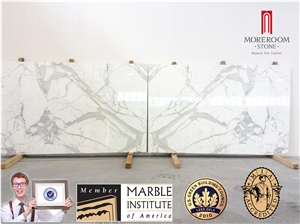 Italian Bookmatched Calacatta Gold Marble Slab with Cheap Price