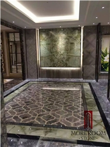 Italy Beige Marble Floor Tiles & Slabs Floor Covering Home Decor Ground Floor Shops Picture from the Showroom Of Customers