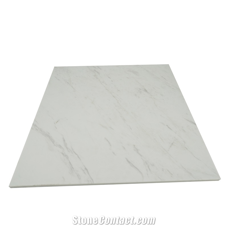 Moreroom Stone Greece Quarry Volakas White Marble Laminated Stone Slabs & Tiles Sandwich Panel with Ceramic Backing