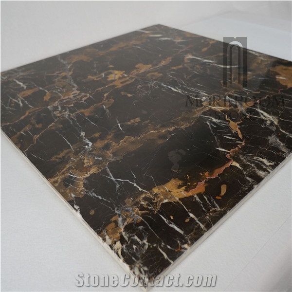 Pakistan Balochistan Black Gold Marble Floor Tile for Living Room Patterns Modern Bathroom Design Natural Marble Price