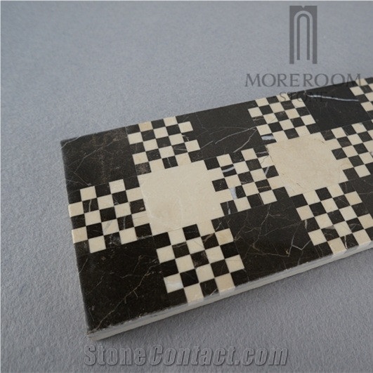 Spain Aulestia O Murelaga Nero Marquina Marble Marble Flooring Border Designs Marble Border Design Marble Border