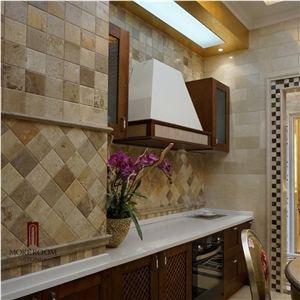 Spain Beige Marble Crema Marfil Stone Tiles Kitchen Wall Tiles Marble Kitchen Pictures Kitchen Decor Kitchen Design Medallion Bathroom Wall Til Picture