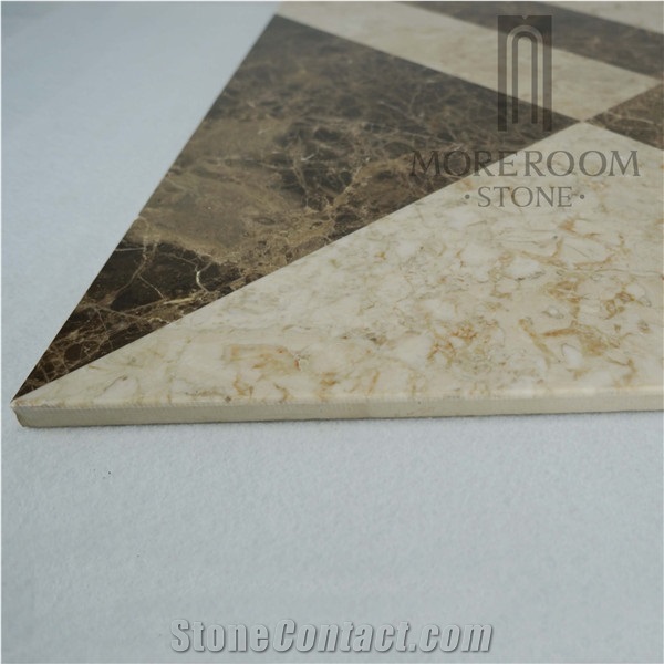 Spain Bunol Dark Emperador Marble Brown Marble Floor Tile for Living Room Patterns Modern Design Interior Decoration
