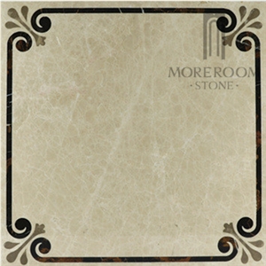 Turkey Callıca Koyu Karamanlı Ilcesi Bai Yulan Beige Marble Think Stone Panel With Ceramic Backed Medallion Turkey Callıca Koyu Karamanlı Ilcesi Bai Yulan Beige Marble Think Stone Panel With Ceramic Backed Medallion