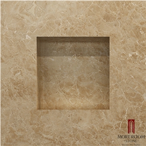 Turkish Beige Marble Cappuccino Marble Stone Tiles 3d Wall Panels Cnc Stone Tiles Walling Tiles for Background Decoration