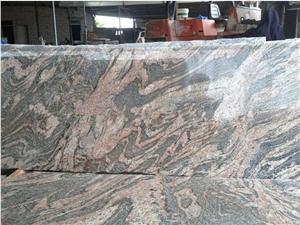 China Juparana Granite Tile and Slab, Wave Sand Granite Tile and Slab