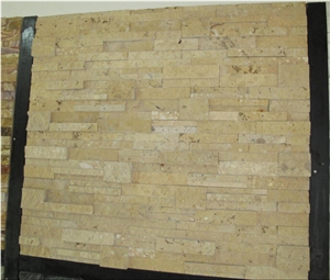 Culture Stone Wall Cladding Tiles, Natural Limestone Wall Tiles, Limestone Wall Covering, Beige Limestone Cultured Stone