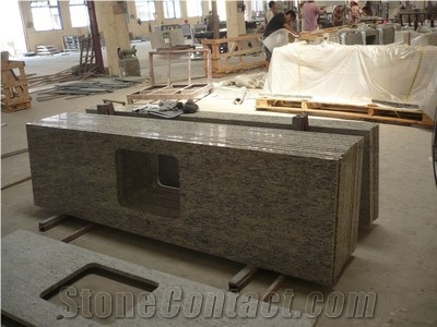 Good Quality Brazil Granite Countertop/Island Top/Bar Top, Granite Kitchen Worktop,