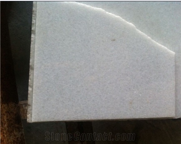 Polished Crystal White Marble, Pure White Marble, Total White Marble Tiles & Slabs