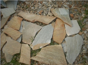 Rusty Slate Flagstone, Rusty Slate Paving Stone, Slate Landscaping Stone Tiles