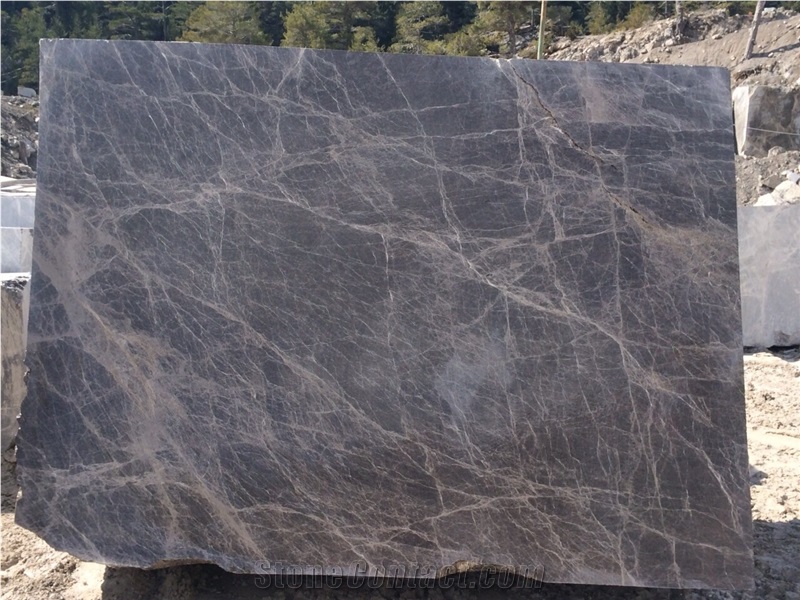 Dark Emperador Marble Block, Turkey Brown Marble