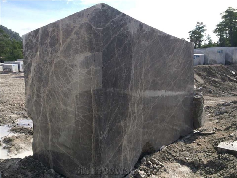 Dark Emperador Marble Block, Turkey Brown Marble