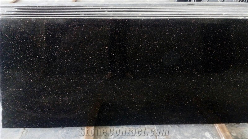 Black Galaxy Granite Tiles & Slabs India, Black Galaxy Polished Granite Slabs
