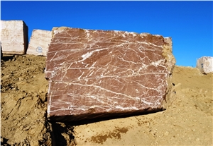 Persian Rosso Levanto, Iran Red Marble Block