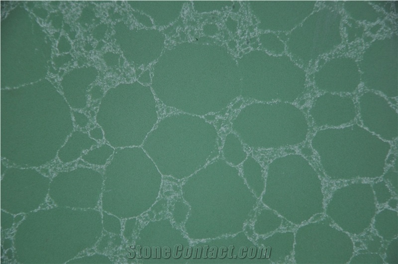 Green Quartz Stone Slabs & Tiles, Quartz Slab, Artificial Quartz Slab