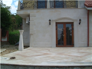Beige Sandstone Tiles, Flooring Tiles, Walling Tiles