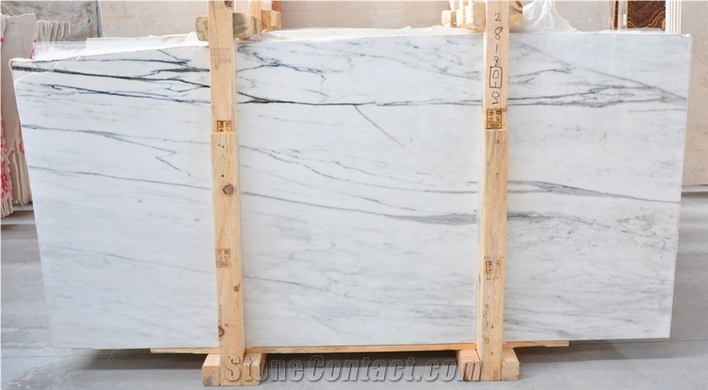 Turkey Calacatta White Marble Slabs & Tiles, Polished White Marble Floor Tiles, Wall Covering Tiles
