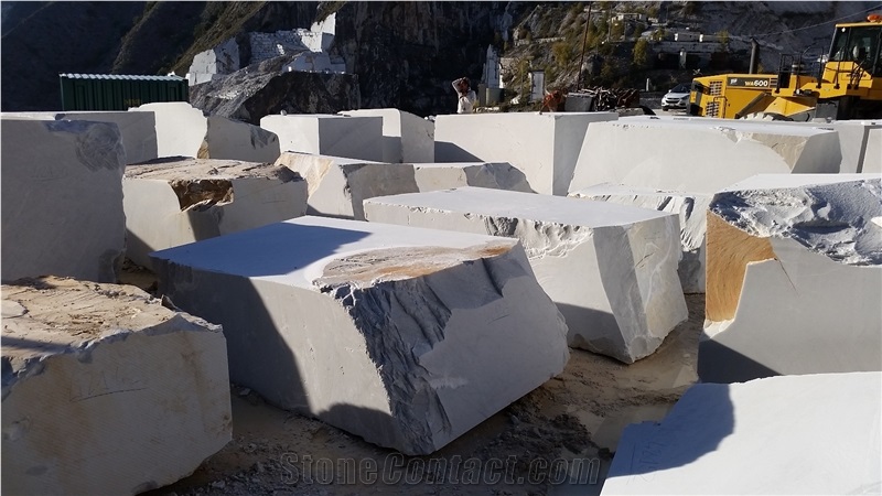 Bianco Carrara Marble Blocks & Shapeless
